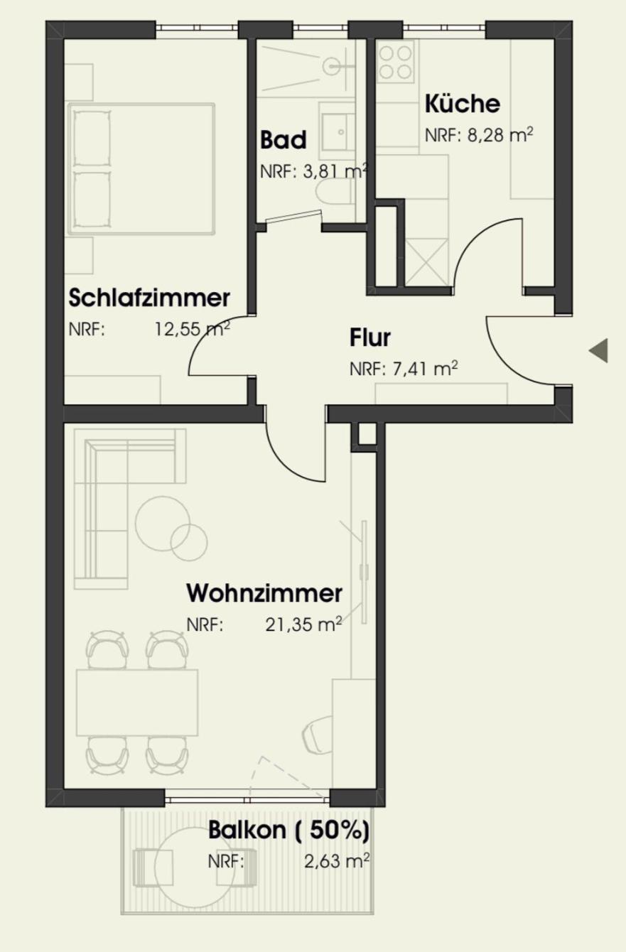 קאסל New-York Appartment, 2 Zimmer, Zentral Naehe Bahnhof Wilhelmshoehe מראה חיצוני תמונה